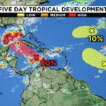 Only 1 Area Of Concern If You Live In The USVI Or Puerto Rico; But 3 Disturbances Are Out There