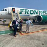 VIPA Welcomes Frontier Airlines As It Lands At St. Thomas Airport Saturday