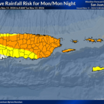 Flood risk continues for the U.S. Virgin Islands and Puerto Rico