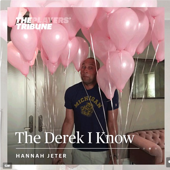 Derek Jeter and Hannah Davis seen after birth of daughter