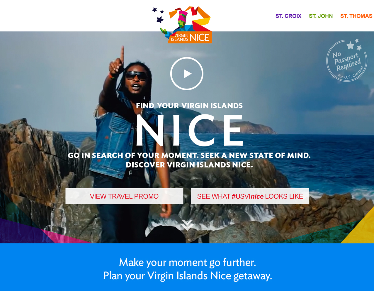 Virgin Islands Tourism Kicks Off Its 'So Nice' Advertising Campaign Featuring Reggae Star Pressure Busspipe
