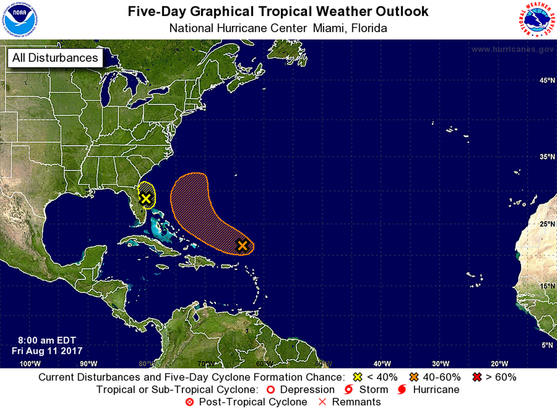 Tropical Wave Has Left The Virgin Islands But Is Getting More Organized As It Heads Towards Florida