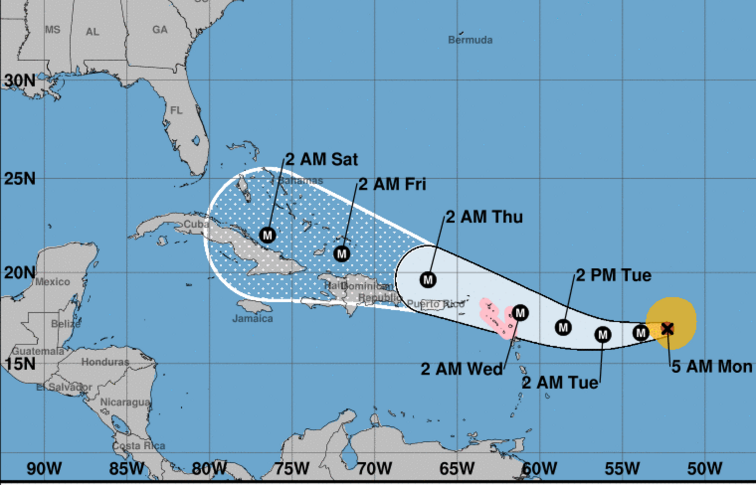Hurricane Irma Continues To Barrel Towards The Virgin Islands And Puerto Rico ... Illinois National Guard And FEMA Deploy Before The Storm