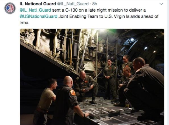 CALL OUT THE NATIONAL GUARD: Too Late ... They Are Already Here From Illinois To Preposition Equipment And Troops