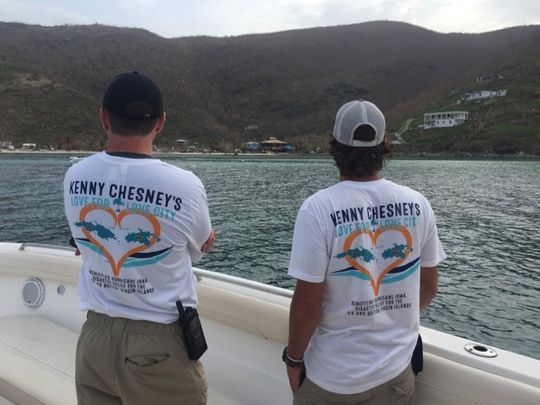 Country-Western Star Kenny Chesney Gets A Little Help From His Friends ... For The Benefit Of St. John And Tortola