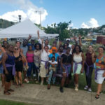 One Thousand Residents Wait In Line For Hours In The Hot Sun For Free Clothing in St. Thomas on Sunday