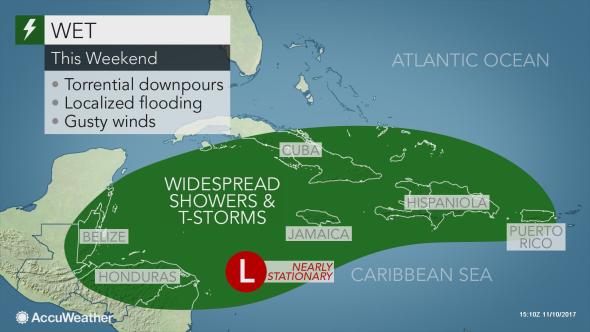 TORRENTIAL RAIN WARNING: 'Non-Tropical Storm' Could Hamper Electrical Restoration Efforts in the Virgin Islands and Puerto Rico Going Into Next Week