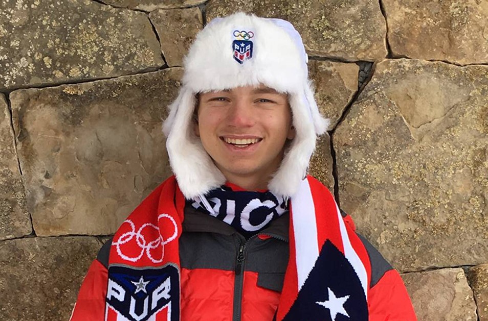 BORINQUEN RINGER: Puerto Rico Has One Entrant in 2018 Winter Olympics ... He Was Born in Cincinnati