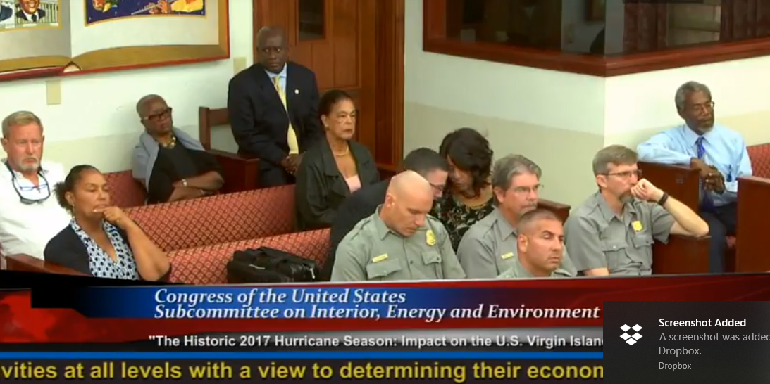 Historic Meeting of U.S. Congress Takes Place in Legislature In St. Thomas ... Mapp Is A No-Show