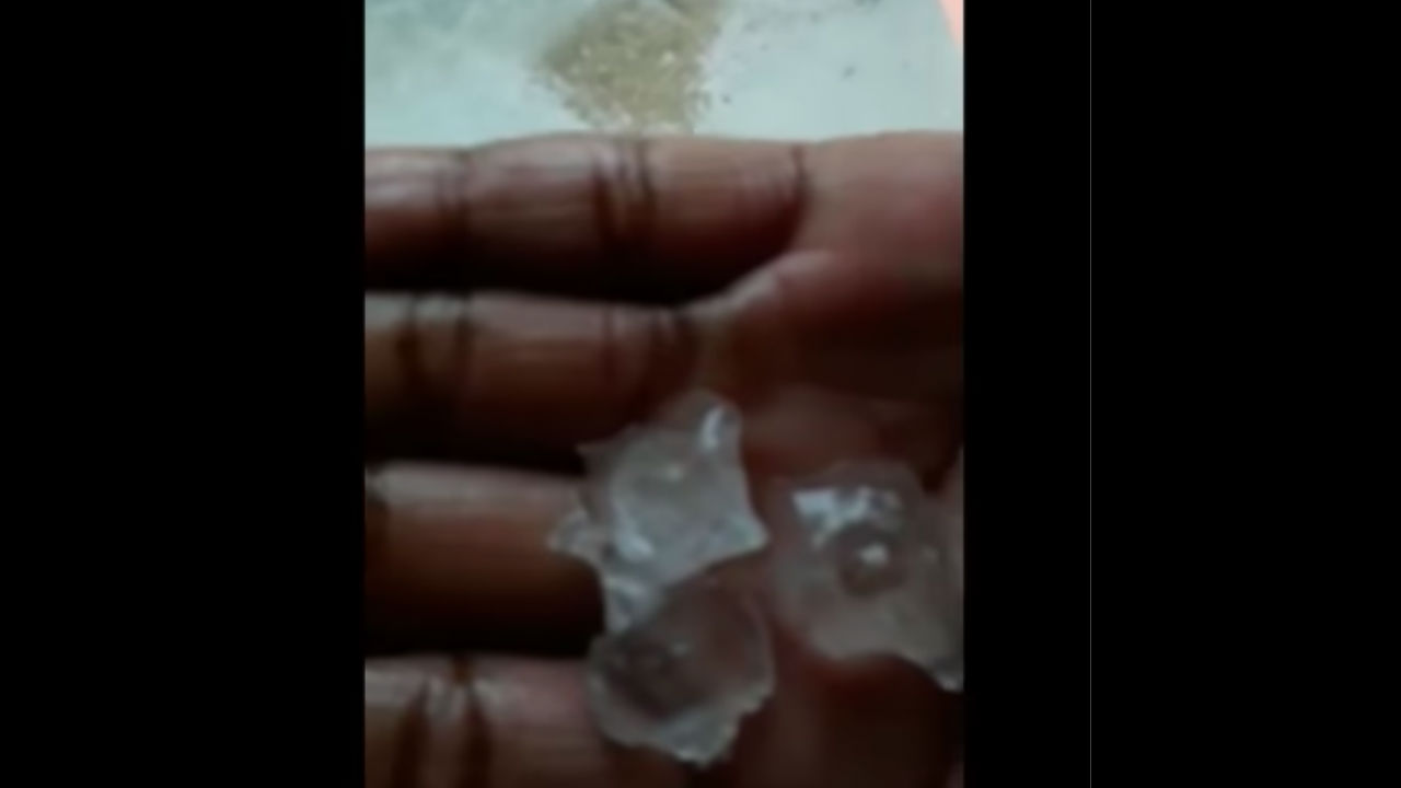 OH, HAIL! Hailstones Fall in Martinique on Monday ... For 2nd Time In Two Years!
