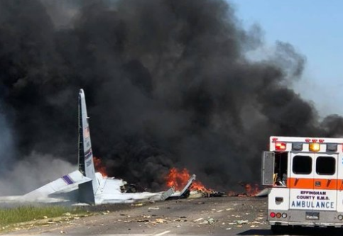 Puerto Rico Air National Guard C-130 Crashes in Georgia Killing All Nine On Board Today