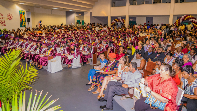 Governor Mapp Salutes 340 High School Graduates at Two Schools on St. Croix