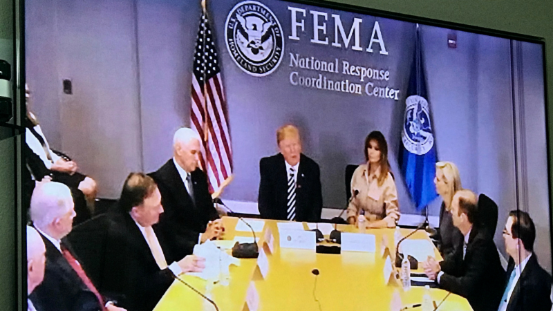 Mapp Teleconferences With Trump, FEMA On Lessons Learned From Hurricanes