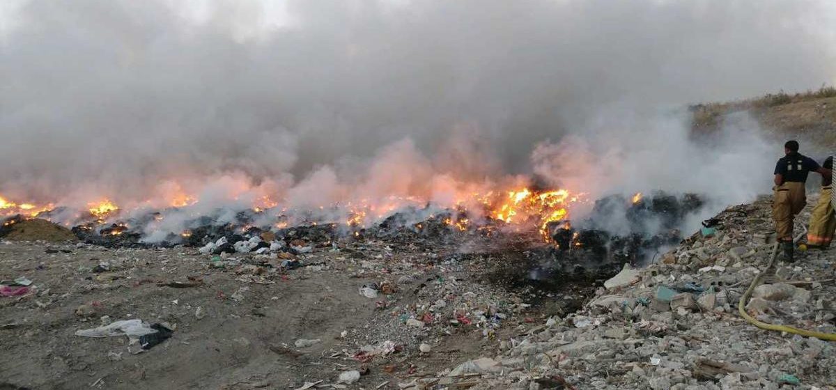 Anguilla Landfill on Fire Again on St. Croix Today, Waste Management Authority Says