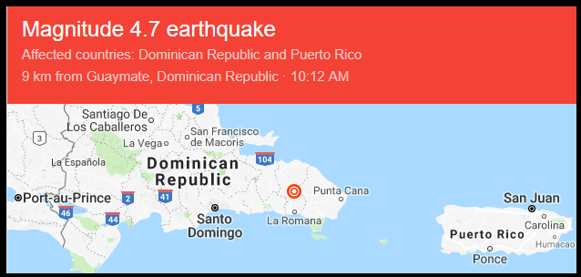 VITEMA: No Tsunami Threat From 4.2 Earthquake Near Puerto Rico This Morning