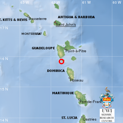 SRC: 4.2 Magnitude Quake Felt On Several Caribbean Islands This Morning