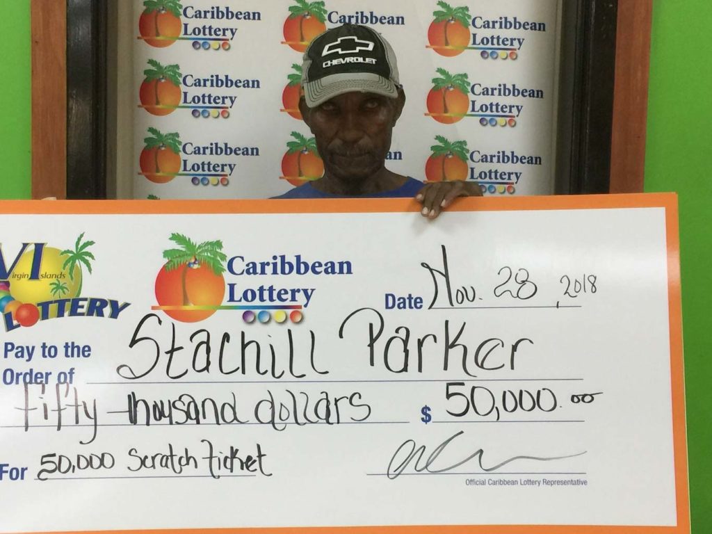 St. Croix's Stachill Parker Wins $50,000 In Instant Scratch Game