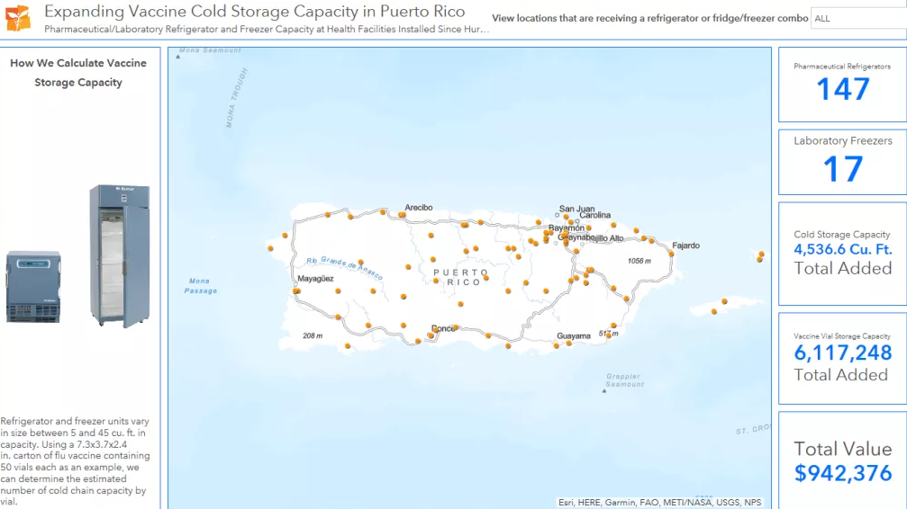Puerto Rico Gets Boost In Cold-Storage Capacity For Vaccines