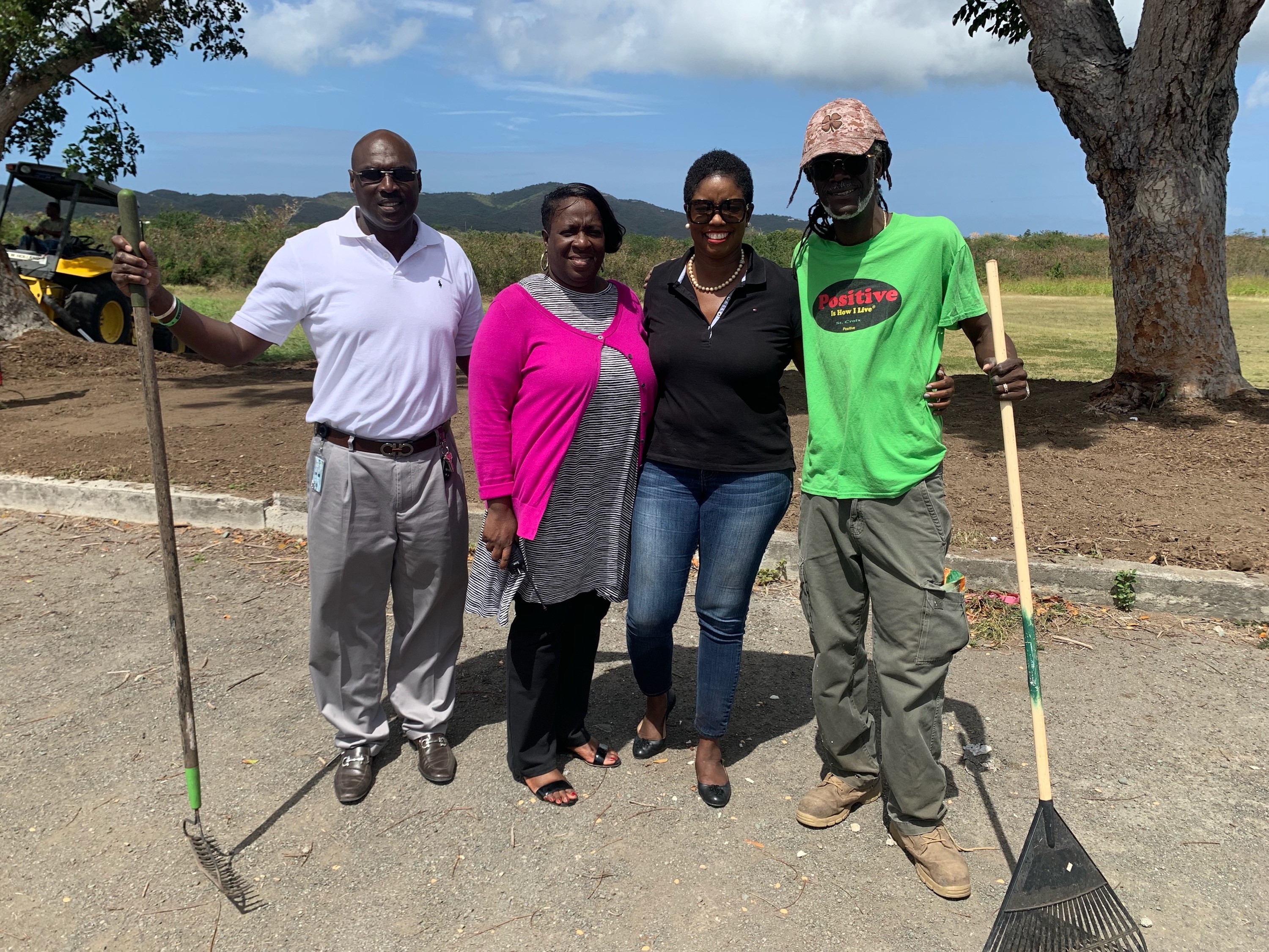 Two St. Croix Senators And Agriculture Commissioner Beautify Alfredo
