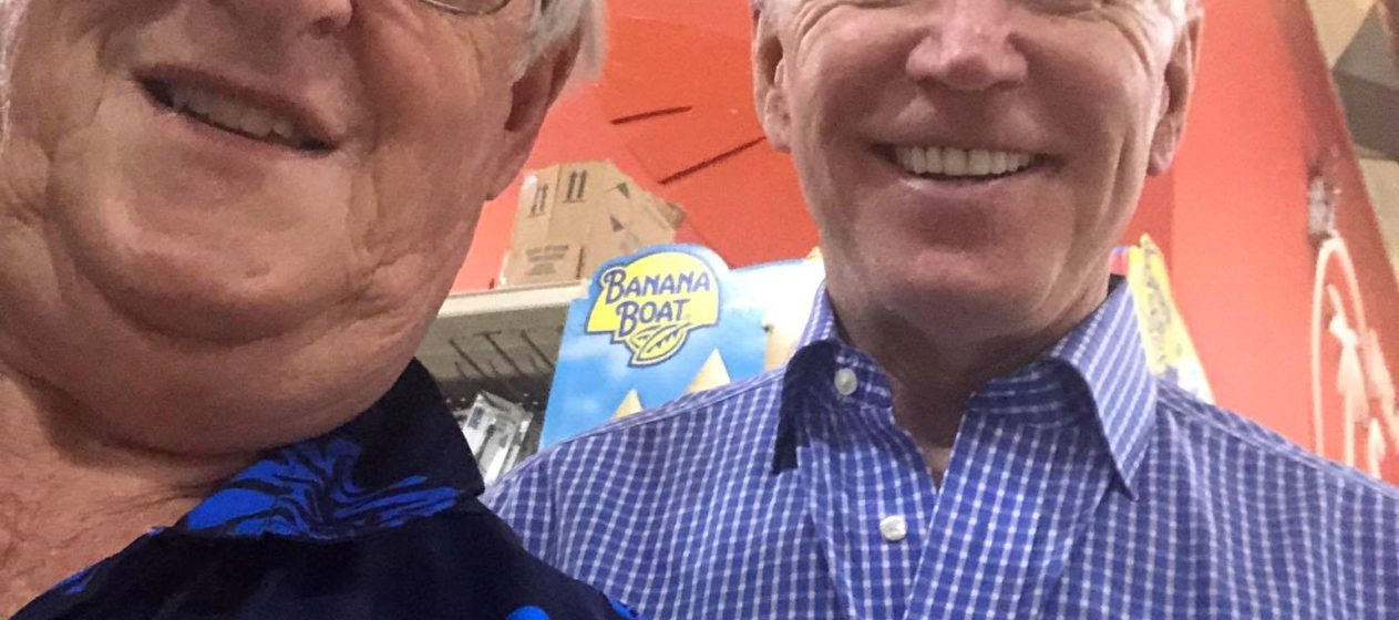 Former Vice President Joe Biden Spotted At St. Croix Convenience Store