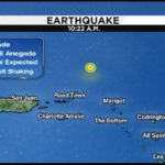 4.1 Magnitude Earthquake Strikes Off British Virgin Islands On Friday Morning