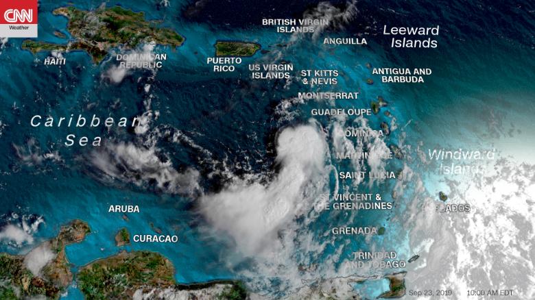 Tropical Depression Karen Wants To Dump 2-4 Inches Of Rain On The USVI, BVI and PR