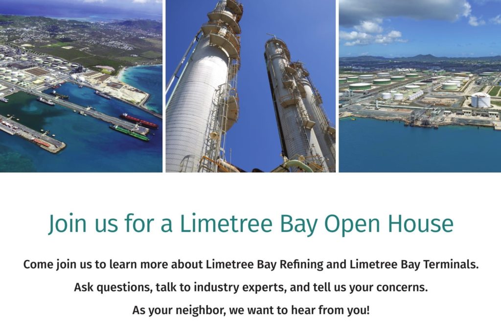 LIMETREE BAY: Public Invited To 'Community Open House Event' At UVI