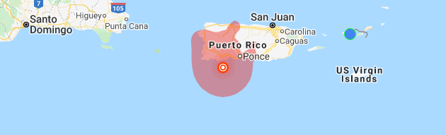 Moderate 5.0 Earthquake Strikes Puerto Rico's Southeastern Coast ... Again