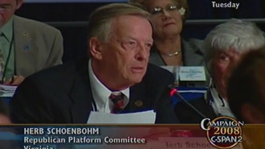Herb Schoenbohm, Stalwart Of The Republican Party And Communications Expert Is Dead At 84.