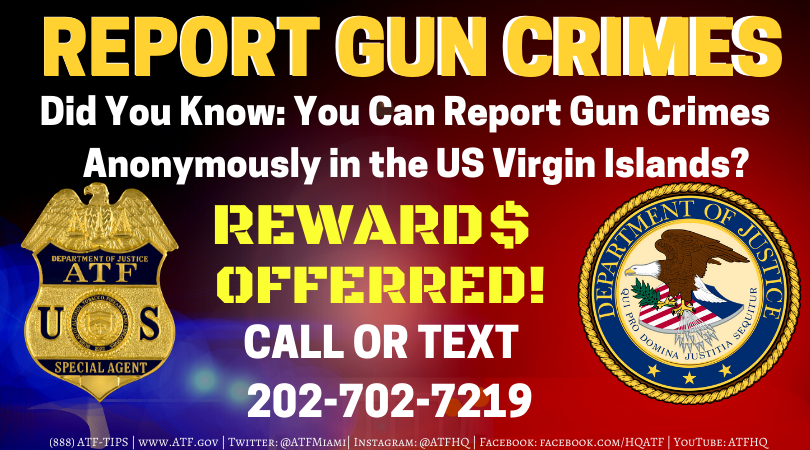 ATF And VIPD Offer Two ,000 Rewards For Information On 4 Murders