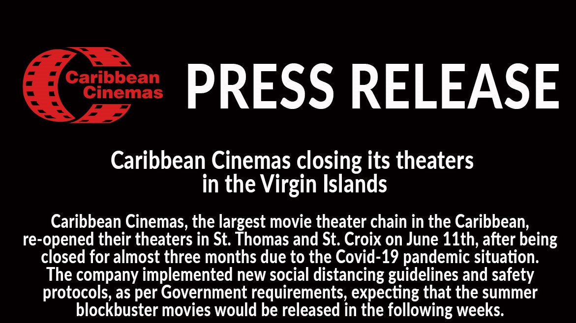 Puerto Rican-Owned Movie Theaters In The U.S. Virgin Islands Shut Down Due To 'Lack Of Blockbuster Movies'