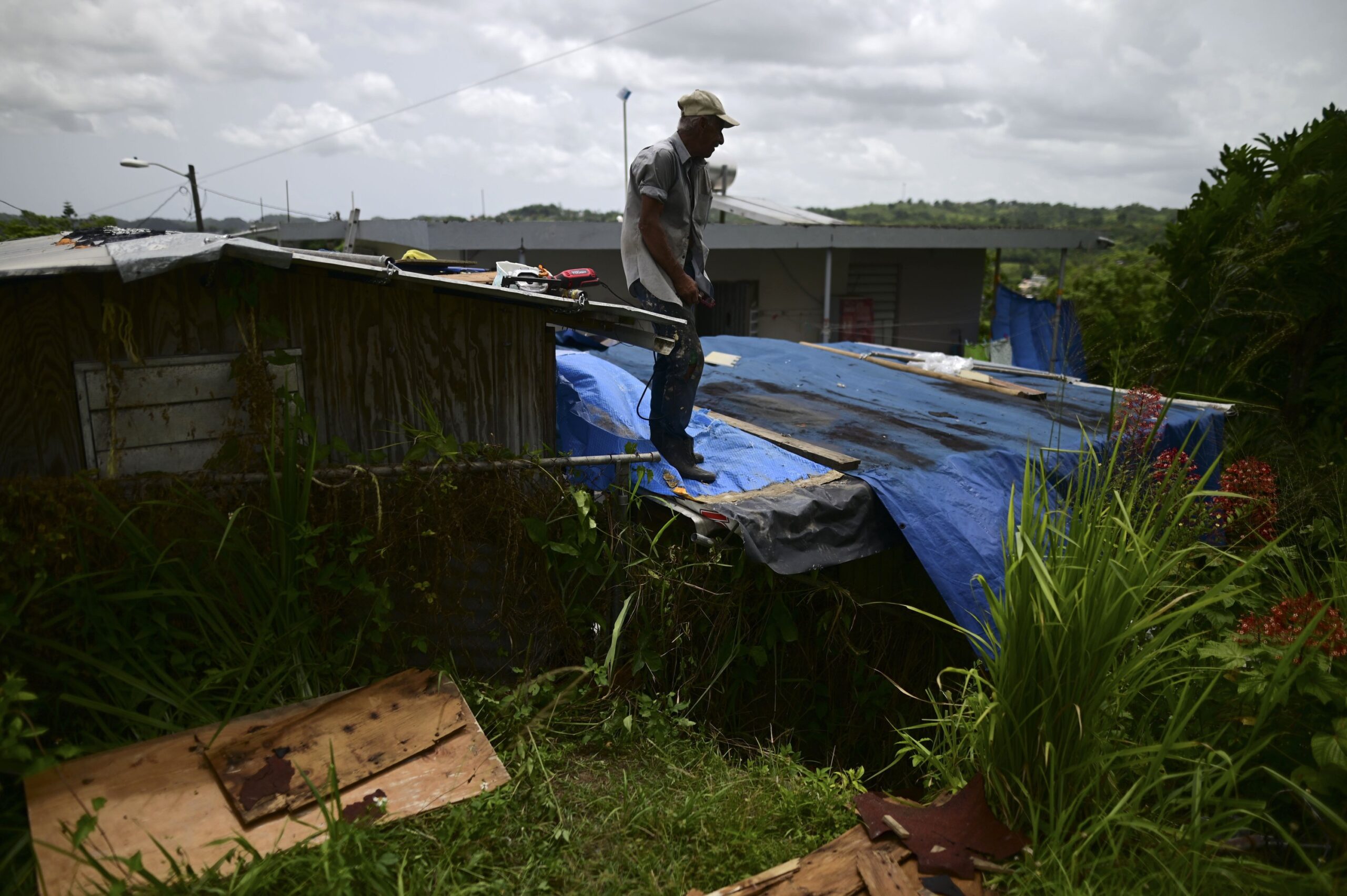 Nearly 3 Years After Hurricane Maria, Some Puerto Ricans Are Just Hoping For A New Blue Tarp