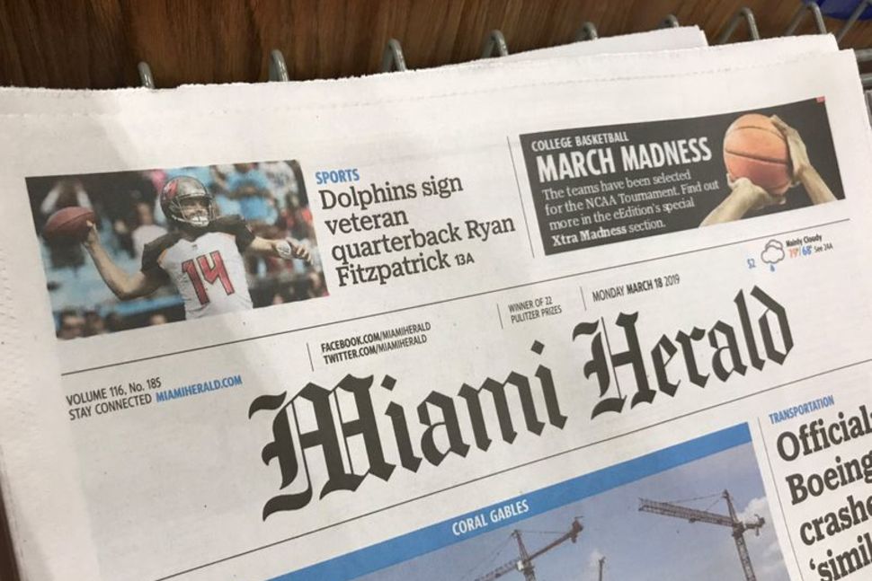 Hedge Fund Chatham's Bid Wins Auction For Miami Herald Publisher McClatchy