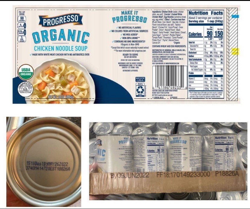 15,000 Pounds of Progresso Chicken Soup Recalled ... Because It’s Not Chicken Soup
