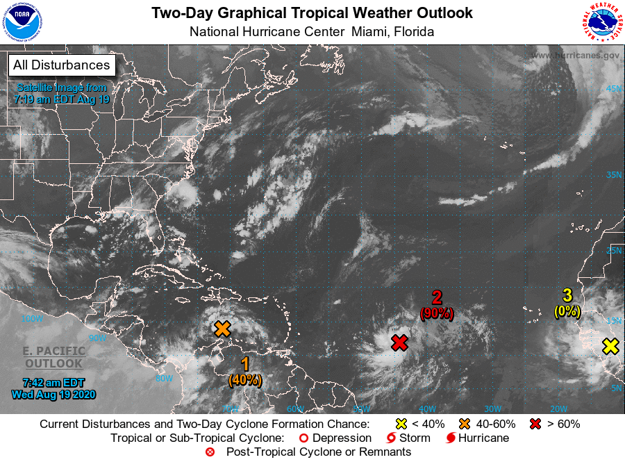 Coast Guard Says U.S. Virgin Islands Ports Could Be Affected By Tropical Wave Invest 98L On Friday