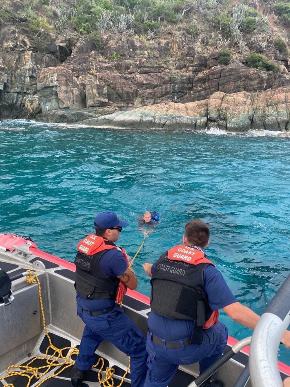 U.S. Coast Guard Rescues Stranded Kayaker In Distress Near Perseverence Bay