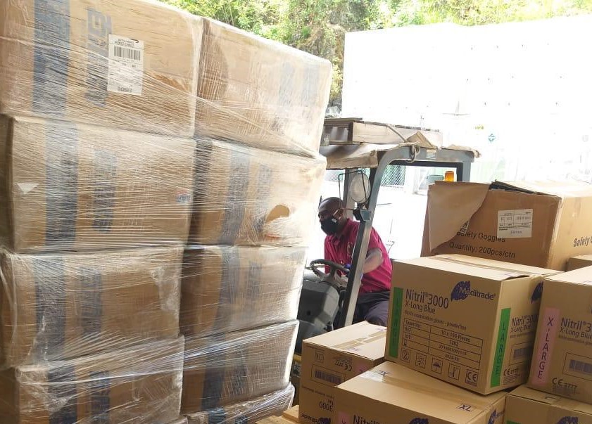 BVI Gets $1.4 Million In Needed Medical Supplies From UK To Fight COVID-19