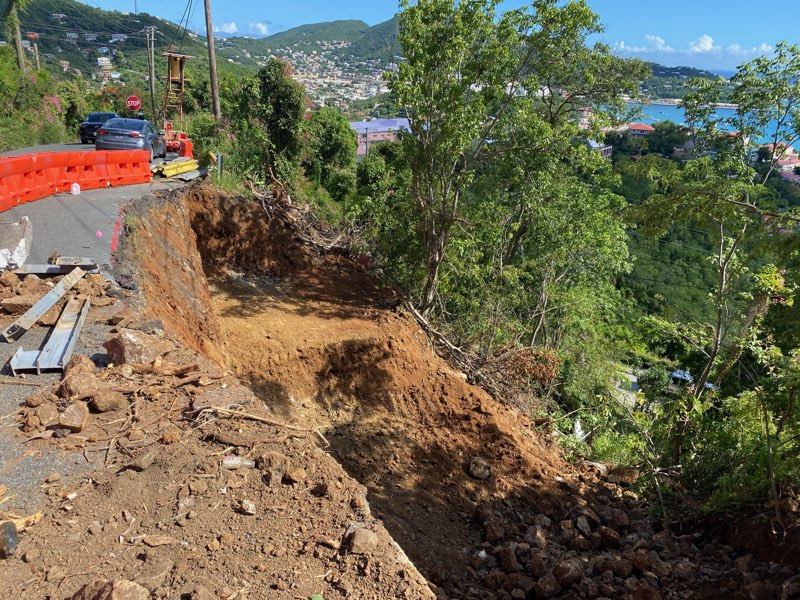 Mafolie Road Repairs Will Continue Unabated Until January 2021, DPW Says