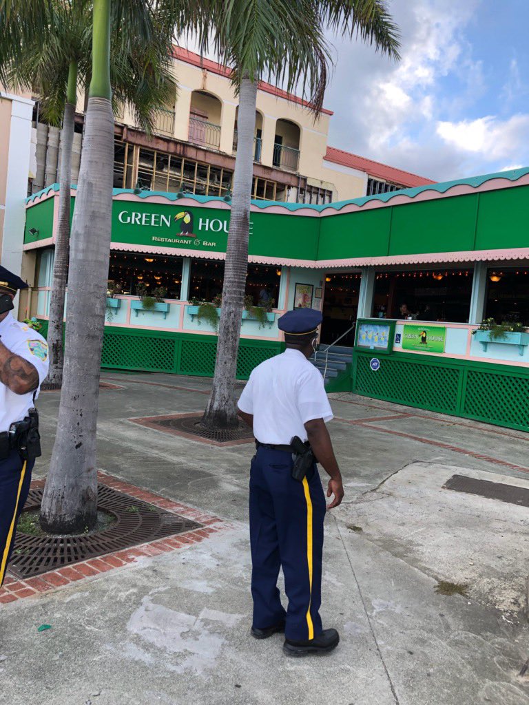 Police Foot Patrols Come Back To The Downtown Business District on St. Thomas