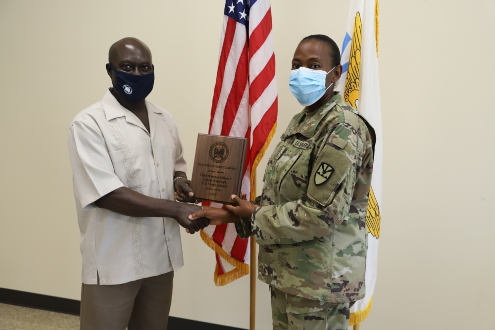 VING Chief Warrant Officer Awarded U.S. Meritorious Service Award In Ceremony