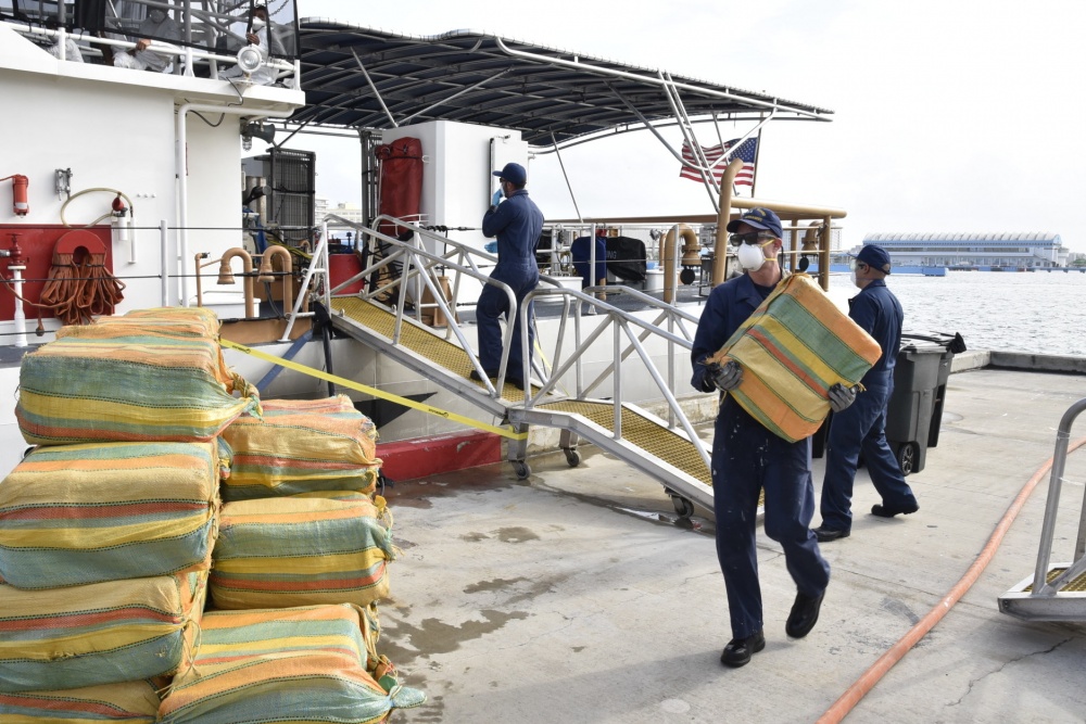 U.S. Coast Guard Offloads $48 Million In Cocaine, Brings 6 Suspected Drug Smugglers To Puerto Rico