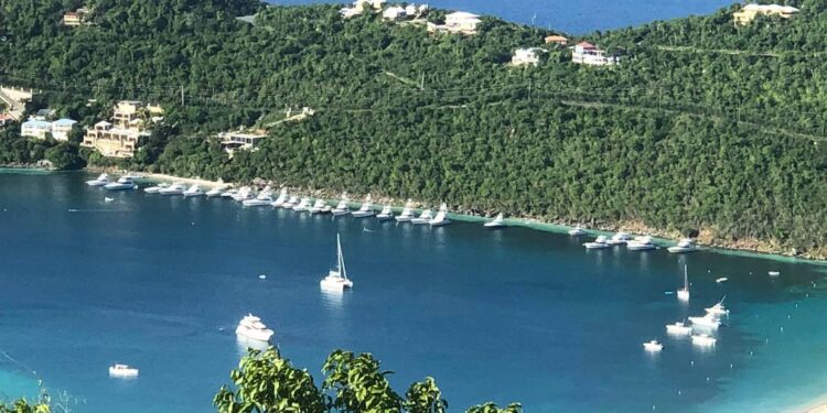 Yachts Anchored Too Closely Together In Magens Bay Get Local Citizens Riled Up