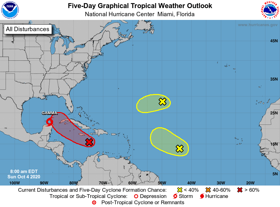 Only 1 Area Of Concern If You Live In The USVI Or Puerto Rico; But 3 Disturbances Are Out There