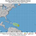 Compact Tropical Disturbance Moving Slowly Towards U.S. Virgin Islands And Puerto Rico