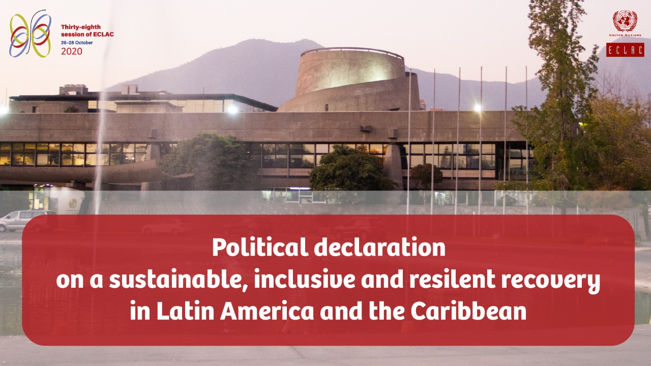 Political Declaration For A Sustainable, Inclusive And Resilient Recovery Signed