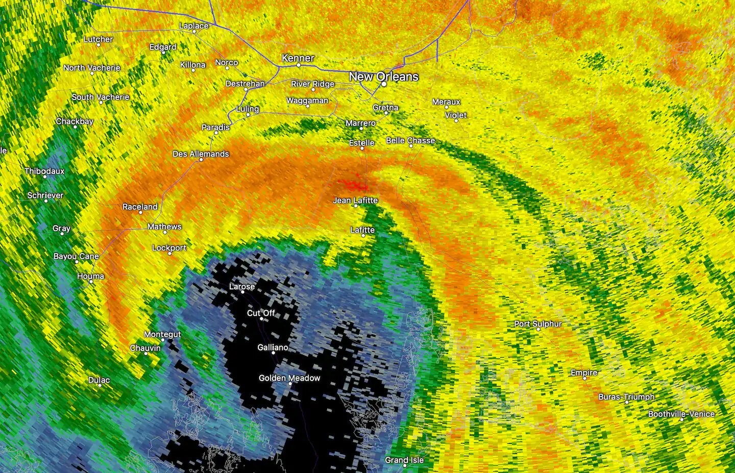 Tropical Storm Zeta Turns Out The Lights In New Orleans With Max 60 MPH Winds