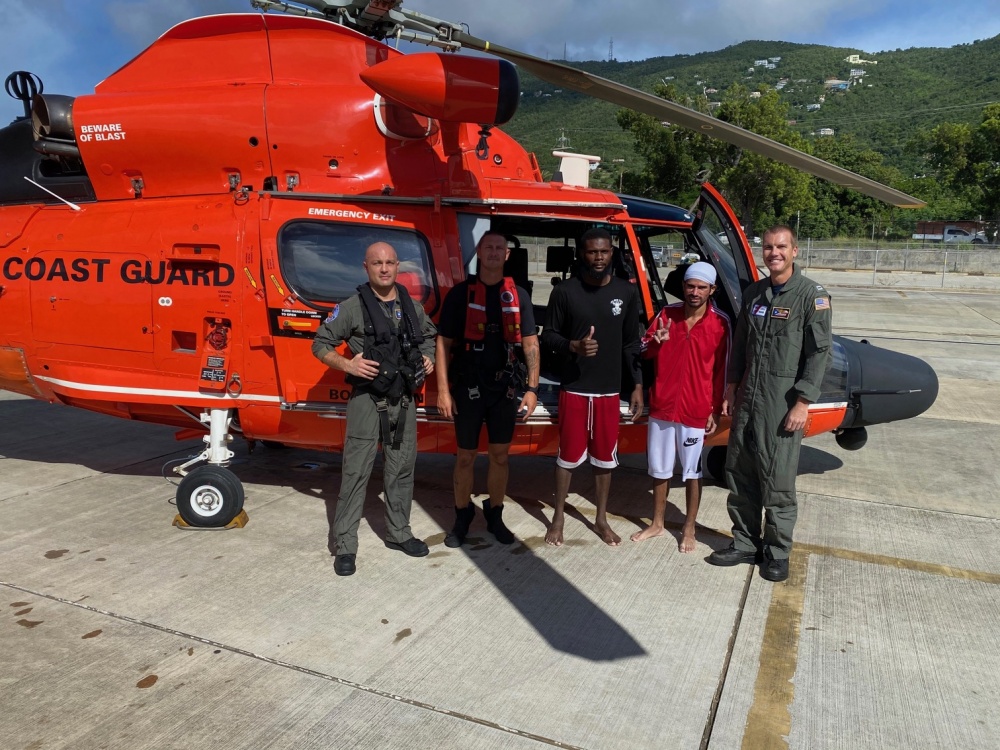 BUSY 2 DAYS! Coast Guard Rescues 2 BVI Fishermen, 2 PR Jetskiers, Recovers 1 Body