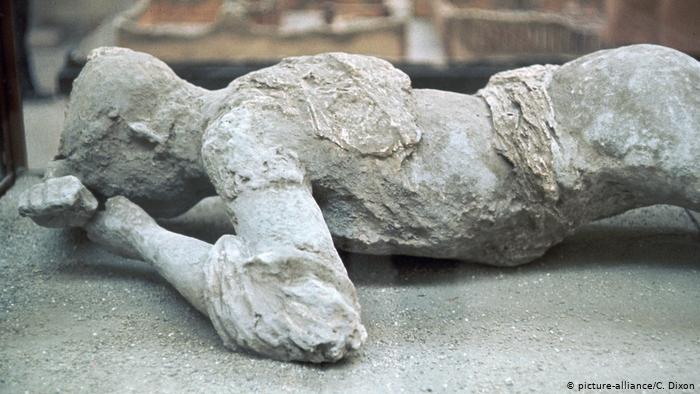 Bodies Of Man And His Slave Unearthed From Ashes At Pompeii