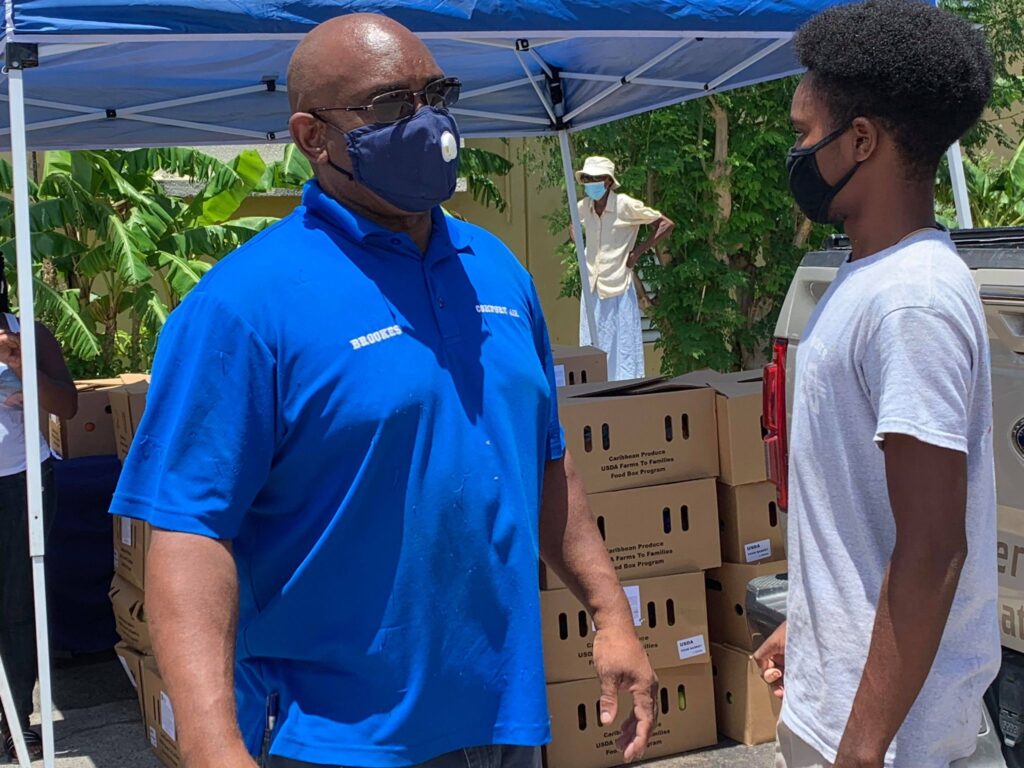 Food Care Boxes From USDA Distributed In St. Thomas On Saturday Morning