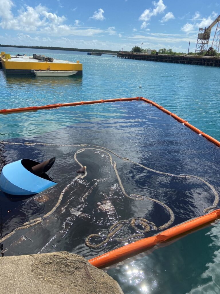 National Response Corp. Extracts 1,500 Gallons Of 'Oily Water' From Krause Lagoon As U.S. Coast Guard Watches